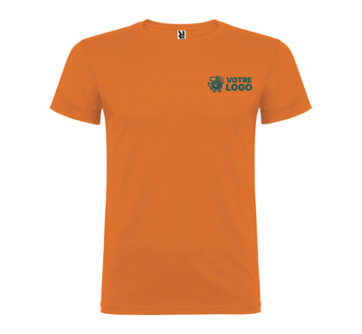 tshirt personnalisable orange pour enfant