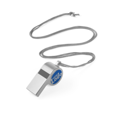 sifflet blanc personnalisable 