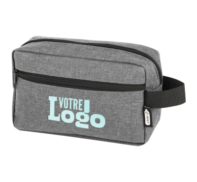 trousse de toilette personnalisable gris