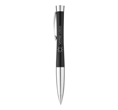 stylo bille noir personnalisable