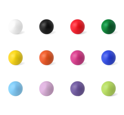 couleurs balles antistress