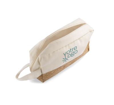 petite trousse de toilette en coton publicitaire