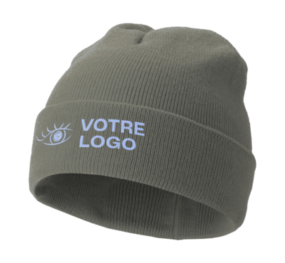 bonnet logoté vert