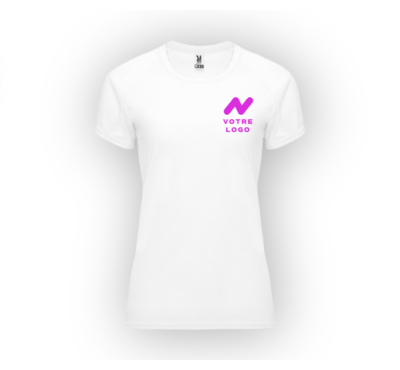 Tee-shirt sport femme blanc