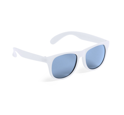 lunettes de soleil personnalisées blanches