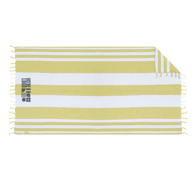 serviette couleur jaune RPET