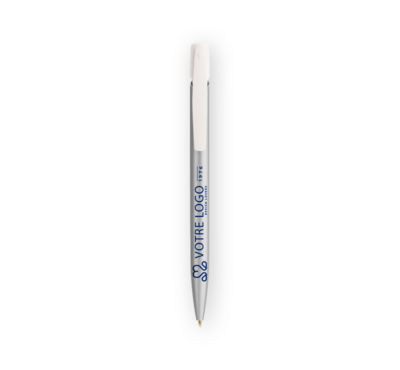Stylo bic media glacé gris personnalisé