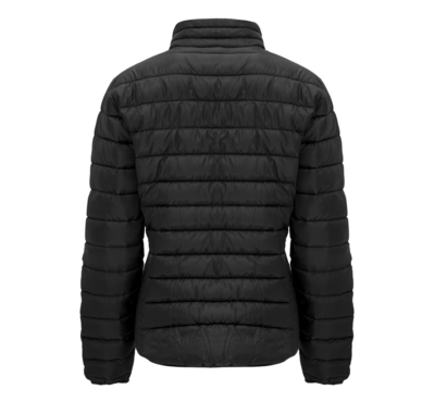 doudoune finland femme bleu logotée