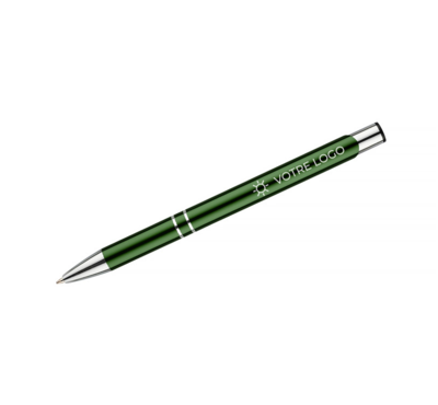 Stylo à Bille Vinuro Proteus Métal élégant - Mécanisme Rotatif - Étui Cadeau - Recharge Incluse