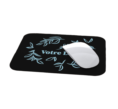 Découvrez le tapis de souris personnalisable couleur noir