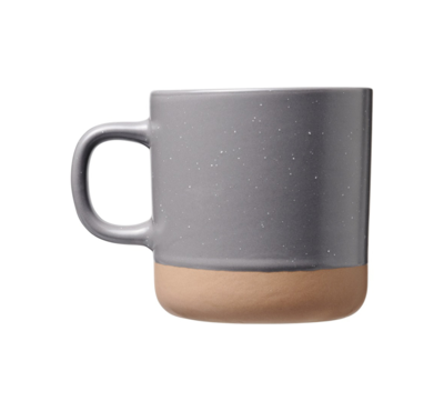 mug en céramique logoté 360 ml couleur gris