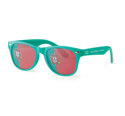 lunettes avec drapeau national personnalisable
