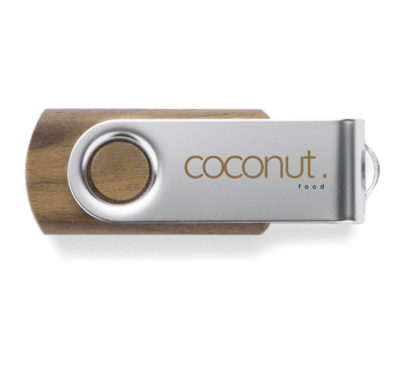 clé usb  en bois personnalisable 