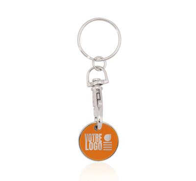 porte clé avec jeton personnalisable