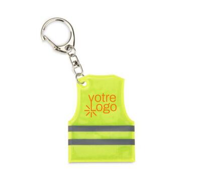 porte clé gilet jaune 