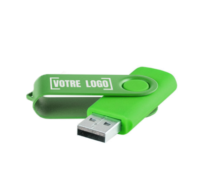clé usb 16gb couleur vert publicitaire