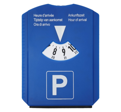 disque de stationnement personnalisable