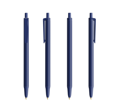 ensemble stylo bic clic stic bille bleu marine personnalisé