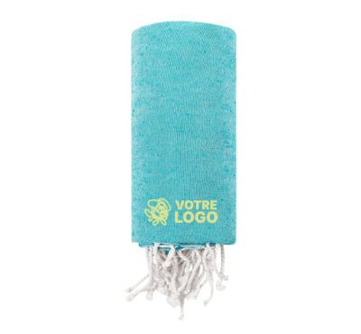 bleu turquoise paréo serviette