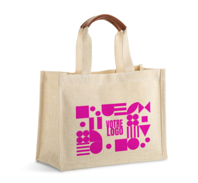 sac toile en jute personnalisable 