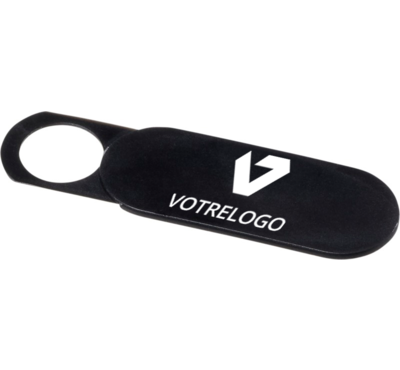 Cache camera noir ouvert