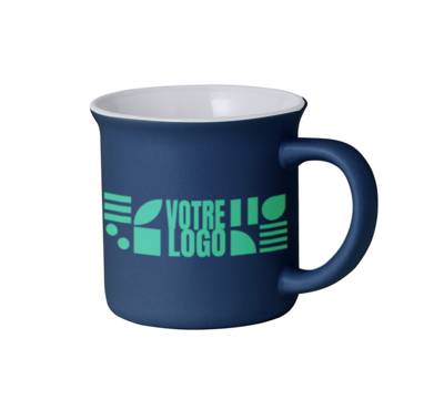 mug en céramique bleu 300 ml 