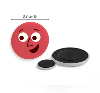 badge aimanté 3,8 cm personnalisable