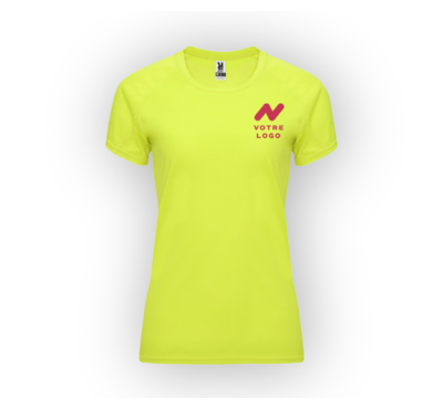 Tee-shirt sport jaune fluo