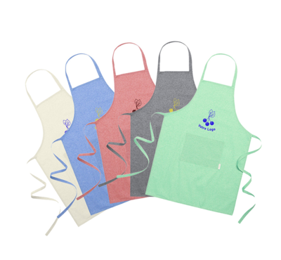 tablier de cuisine couleur vert personnalisable