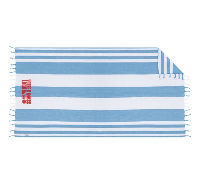 paréo serviette couleur bleu clair personnalisable