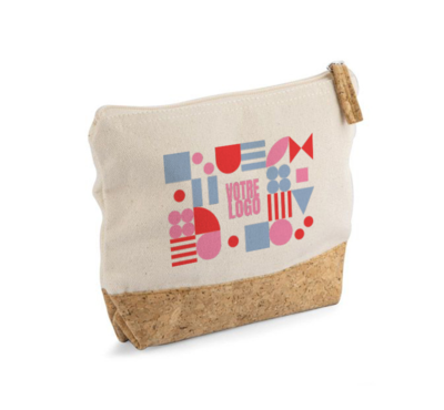 pochette à cosmétique en liège publicitaire