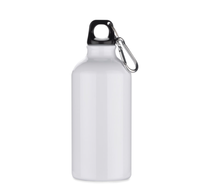 bouteille en aluminium blanche personnalisable
