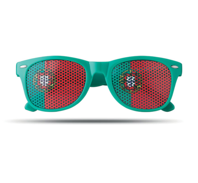 lunettes personnalisables avec drapeau du portugal