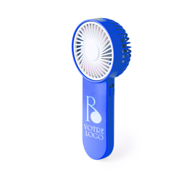 ventilateur coloré couleur bleu publicitaire