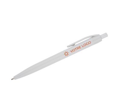 stylo blanc personnalisable