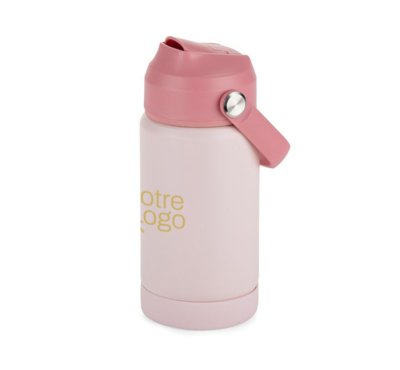 gourde isotherme couleur rose personnalisable