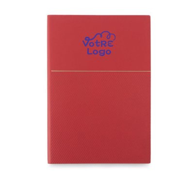 carnet de note rouge personnalisable