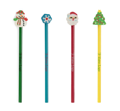 crayon de noel personnalisable avec gamme 