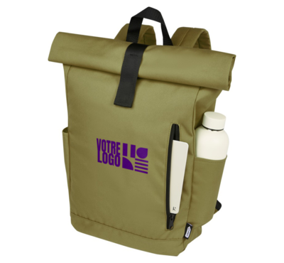 sac vert olive 18L personnalisable