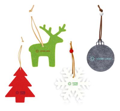 ornement noel en feutrine personnalisable