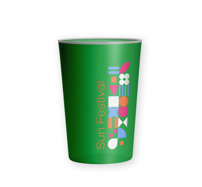 ecocup capacité 25 cl vert personnalisable