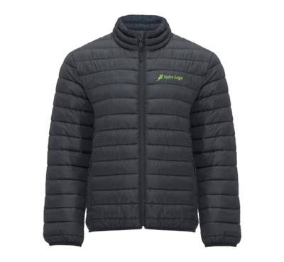 doudoune couleur noir personnalisable pour homme