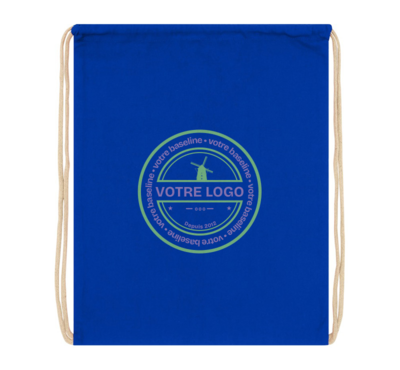 sac à dos publicitaire couleur bleu 