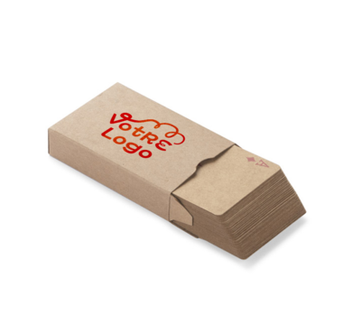 jeu de cartes publicitaire