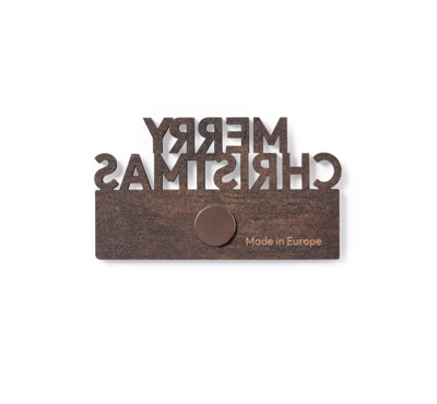 magnet publicitaire de dos