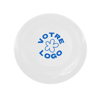 frisbee blanc personnalisable