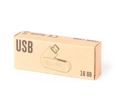 clé usb en bois 16gb personnalisable 