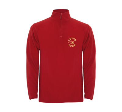 veste polaire personnalisable rouge