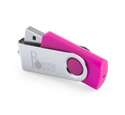clé USB coloré 16gb couleur rose 