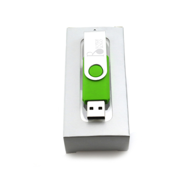 Clé usb coloré 16gb couleur vert personnalisable